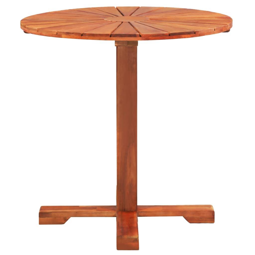 Bistro Table 70x70 cm Solid Acacia Wood