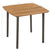 5 Piece Outdoor Dining Set Solid Acacia Wood and Steel