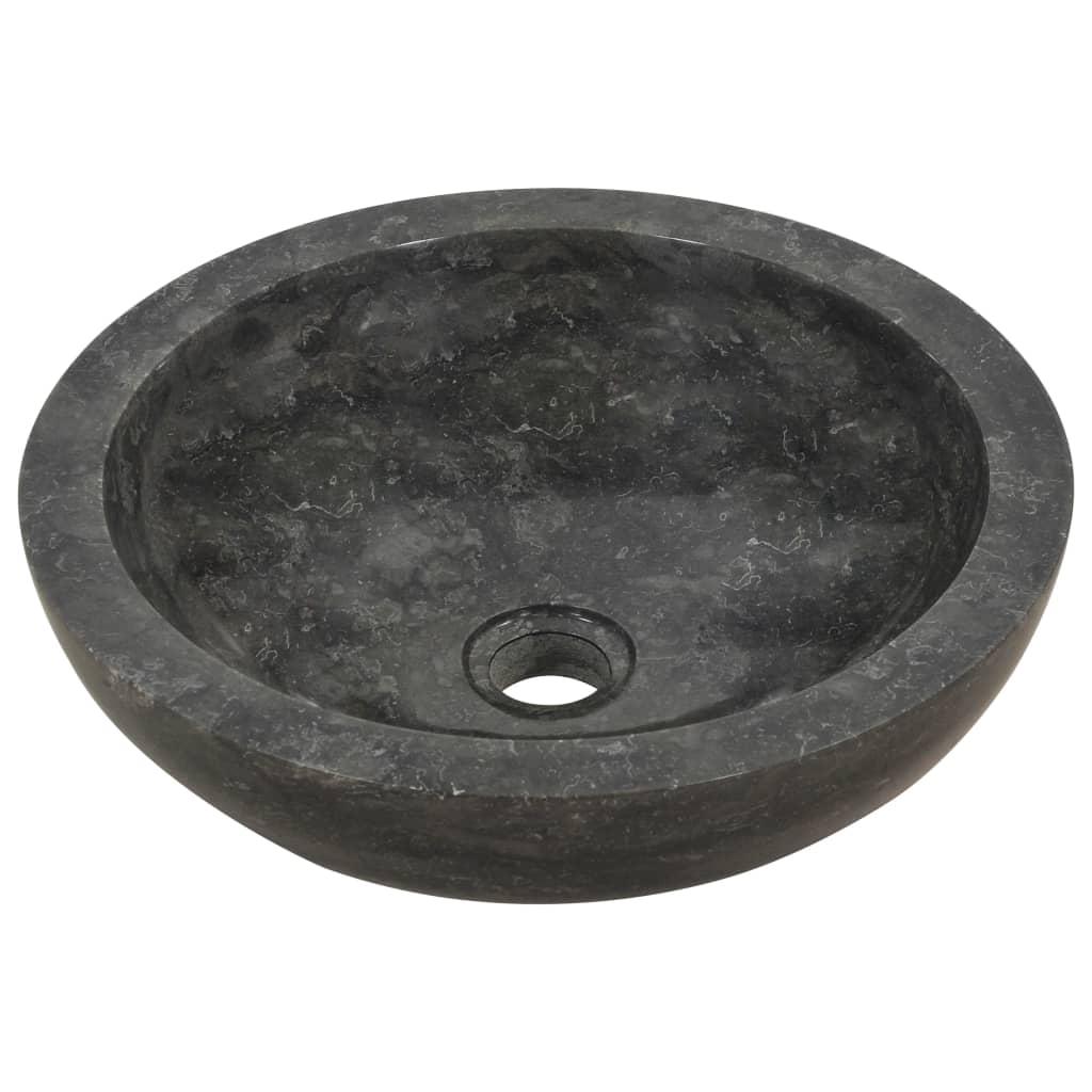 Sink 40x12 cm Marble Black