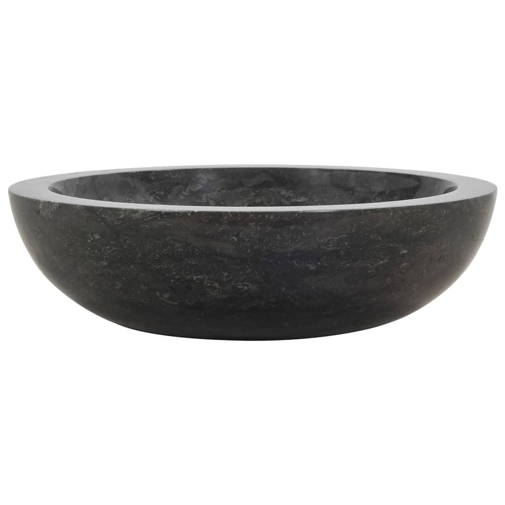 Sink 40x12 cm Marble Black