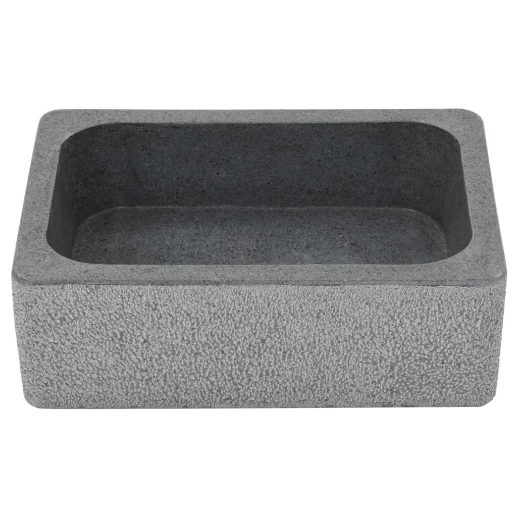 Sink 45x30x15 cm Riverstone Black