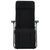 Folding Garden Chairs with Cushions 2 pcs Black