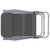 Folding Garden Chairs with Cushions 2 pcs Grey