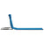 Folding Beach Mats 2 pcs Steel and Fabric Blue