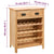 Wine Cabinet 72x32x90 cm Solid Oak Wood