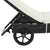 Sun Lounger with Wheels and Cushion Poly Rattan Black