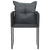 Outdoor Chairs 2 pcs with Pillows Poly Rattan Black
