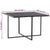 5 Piece Outdoor Dining Set with Cushions Poly Rattan Black