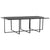 9 Piece Outdoor Dining Set with Cushions Poly Rattan Black