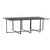 9 Piece Outdoor Dining Set with Cushions Poly Rattan Black