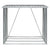 Garden Log Storage Shed Galvanised Steel 163x83x154 cm Grey