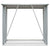 Garden Log Storage Shed Galvanised Steel 163x83x154 cm Grey