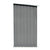 Garden Log Storage Shed Galvanised Steel 163x83x154 cm Grey