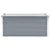 Garden Raised Bed Galvanised Steel 100x40x45 cm Grey