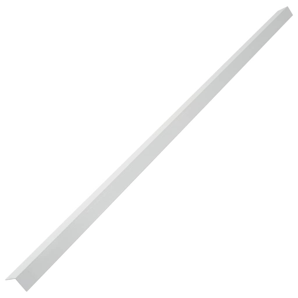 5 pcs Decking Angle Trims Aluminium 170 cm Silver