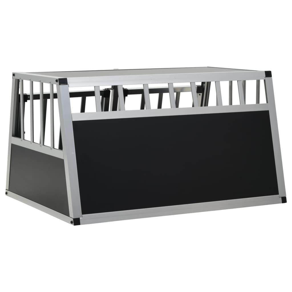 Dog Cage with Double Door 89x69x50 cm