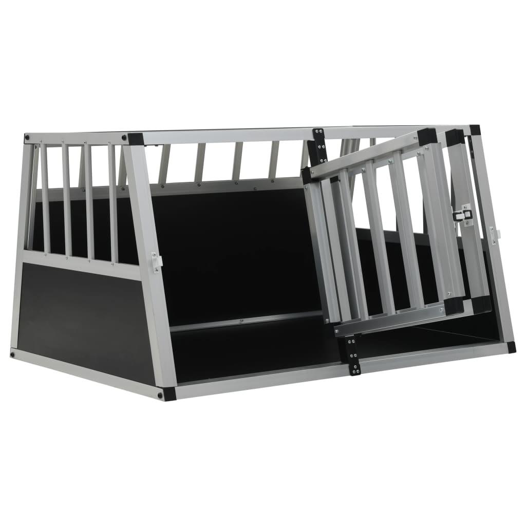 Dog Cage with Double Door 89x69x50 cm