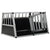 Dog Cage with Double Door 89x69x50 cm