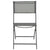 Folding Outdoor Chairs 2 pcs Steel and Textilene
