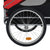 Pet Bike Trailer Red and Black
