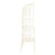 Garden Bench 95 cm Iron Antique White