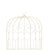 Garden Bench 95 cm Iron Antique White