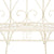 Garden Bench 95 cm Iron Antique White
