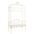 Garden Bench 122 cm Iron Antique White