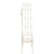 Garden Bench 122 cm Iron Antique White