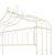 Garden Bench 122 cm Iron Antique White