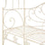Garden Bench 122 cm Iron Antique White