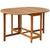 5 Piece Folding Outdoor Dining Set Solid Acacia Wood