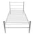 Bed Frame without Mattress Grey Metal King Single Size