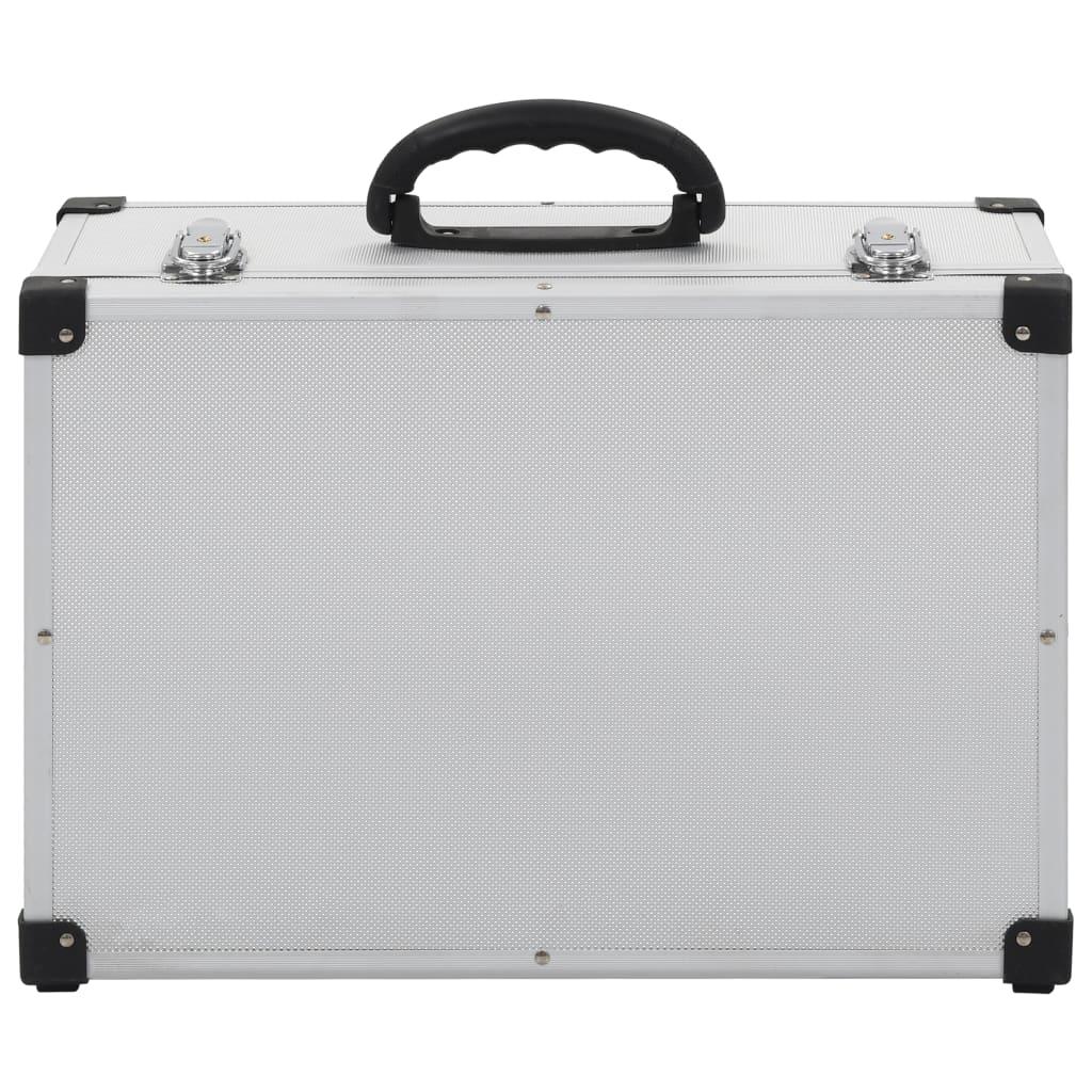 CD Case for 60 CDs Aluminium ABS Silver