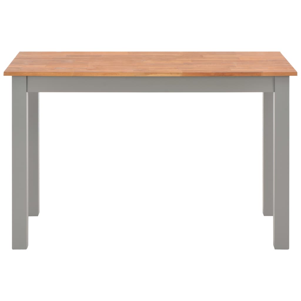 Dining Table 120x60x74 cm Solid Oak Wood