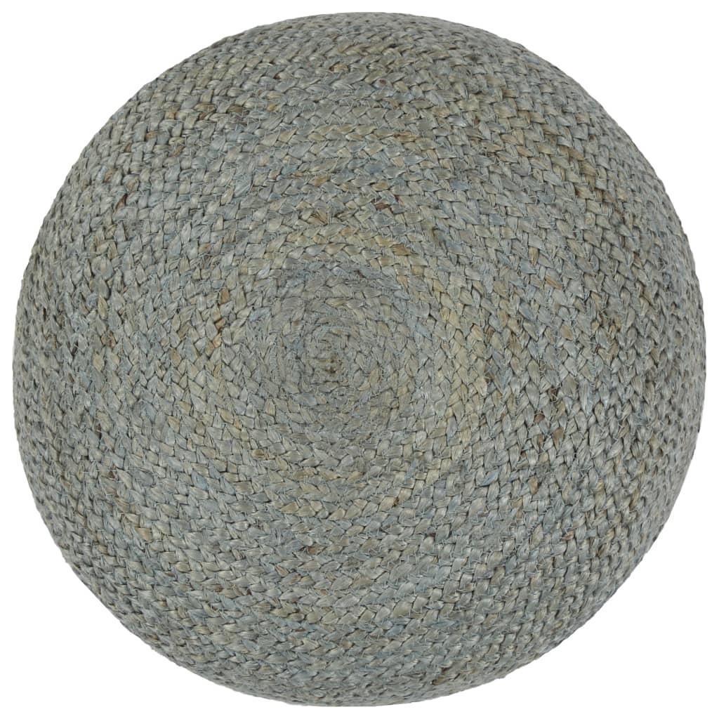 Handmade Pouffe Olive Green 45x30 cm Jute