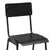 Bar Chairs 2 pcs Black Solid Plywood Steel