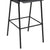 Bar Chairs 2 pcs Black Solid Plywood Steel