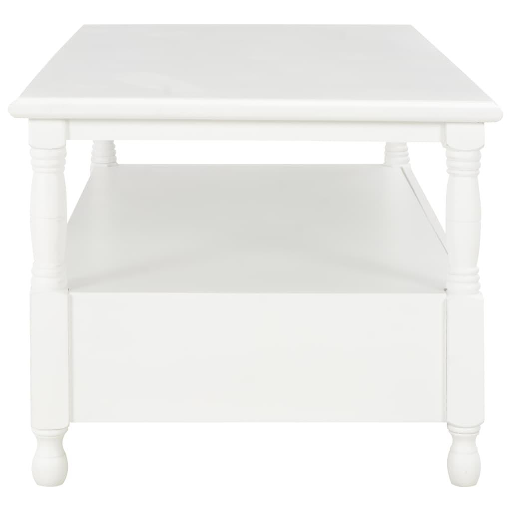 Coffee Table White 100x55x45 cm Wood