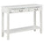 Console Table White 110x35x80 cm Wood
