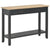Console Table Black 110x35x80 cm Wood