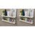Wall Shelves 4 pcs White 100 cm