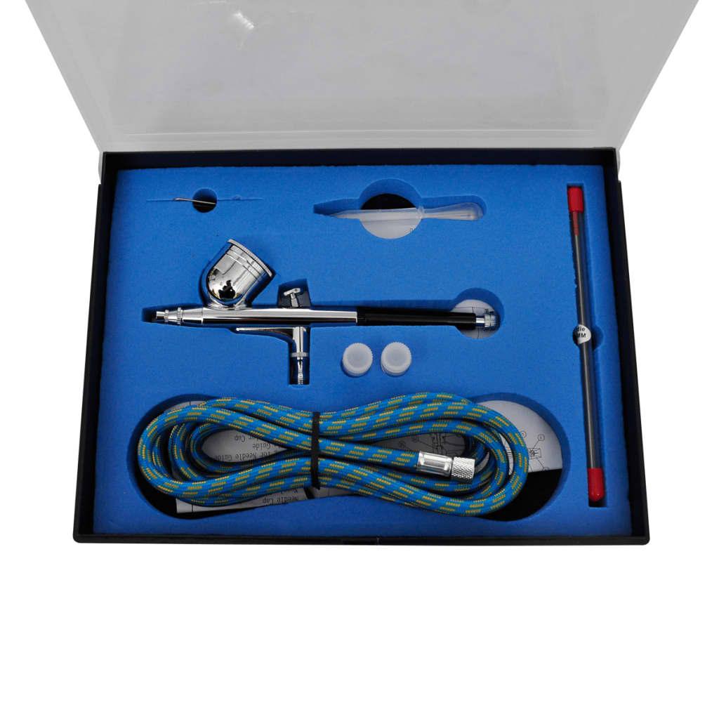 Airbrush compressor set with 3 pistols 310 x 150 x 310 mm