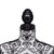 Ladies bust black white