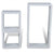 Cuboid shelf set of 3