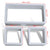 Cuboid shelf set of 3