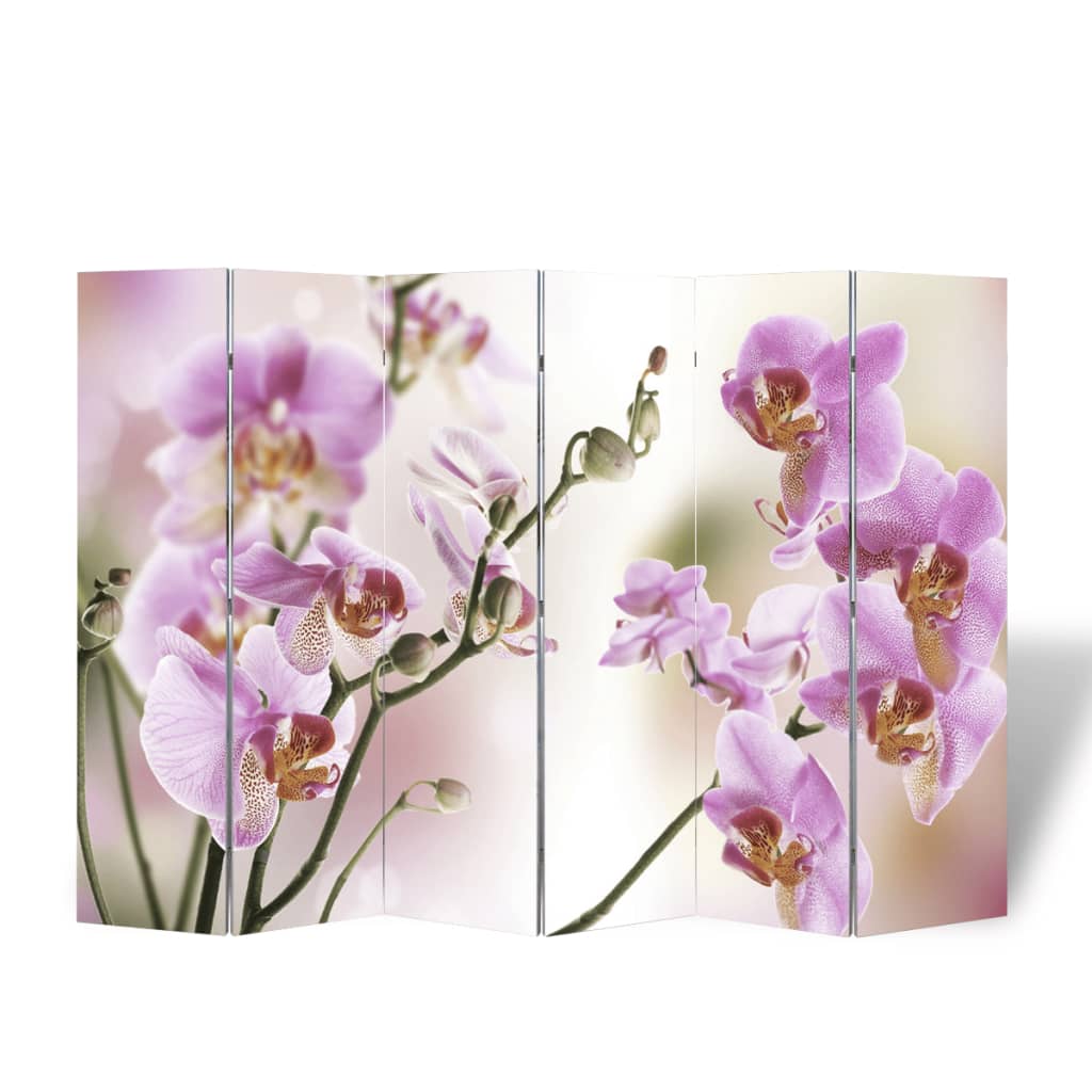 Folding Room Divider Print 217x170cm Flower