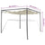 Garden Gazebo with Retractable Roof Canopy