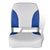 Boat Seat Foldable Backrest with Blue-white Pillow 41x36x48 cm