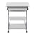 Compact Computer Desk with Pull-out Keyboard Tray White